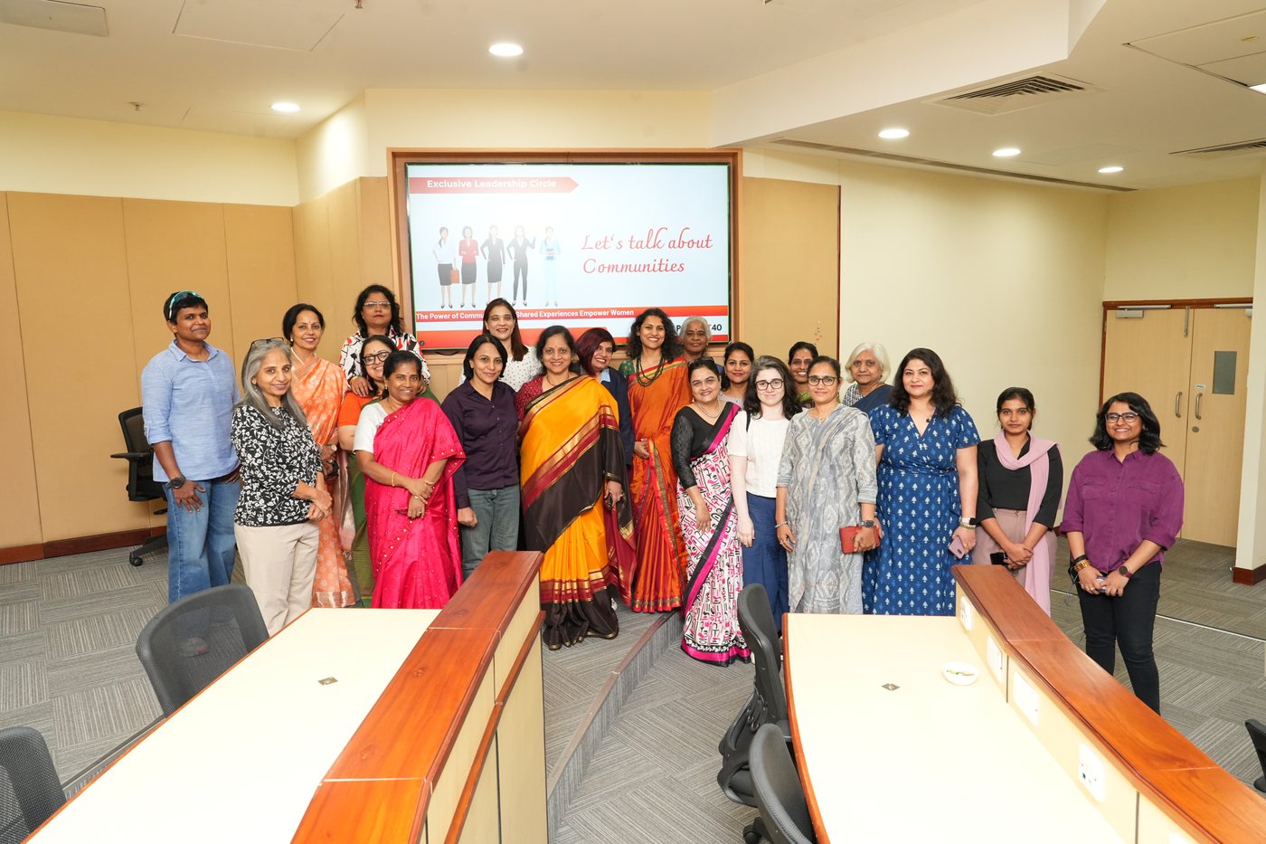 The ProjeKT40 community group at an exclusive leadership circle
